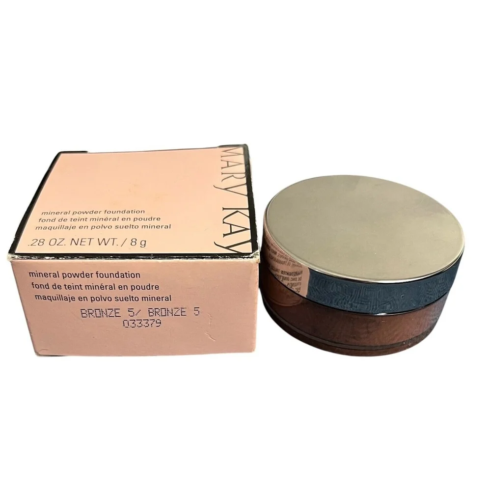 Mary Kay Mineral Powder Foundation Bronze 5 Full Size 28 oz. New in Box